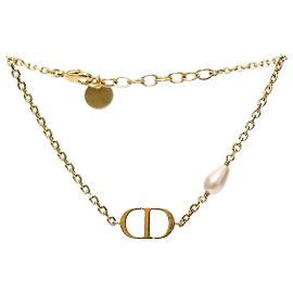 Dior Bracelete Pearl Petit CD Gold
