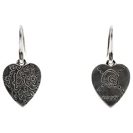 Gucci Ghost Heart Silver Ohrringe
