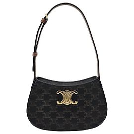 Céline Medium Tilly Tasche aus Triomphe Canvas
