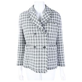 Chaqueta de tweed Thom Browne verde