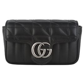Gucci Borsa a tracolla super mini GG Marmont matelassé