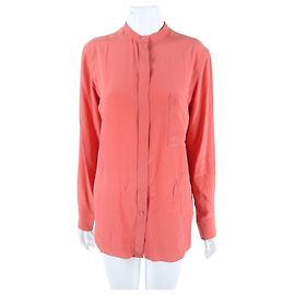 Hermès Seidenbluse mit langen Ärmeln