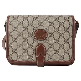 Gucci GG Supreme Interlocking Crossbody-Tasche
