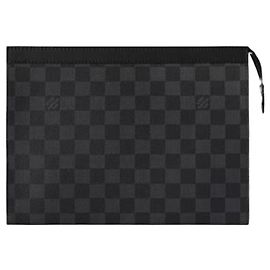 Louis Vuitton Pochette Voyage MM Damier Pattern Black