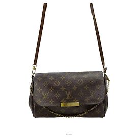 Louis Vuitton Borsa a tracolla con catena in pelle Monogram