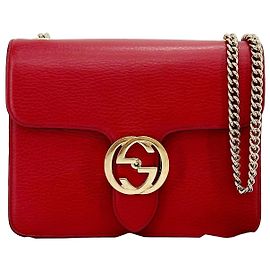 Gucci Borsa crossbody con catena intrecciata