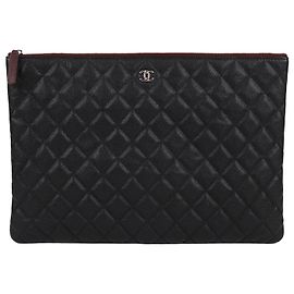 Chanel Bolso de mano Large CC de Caviar para mujer