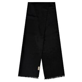 Gucci Jacquard Wool Silk Scarf