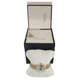 Gucci Bee Quartz Damenarmbanduhr Round Combo Goldmetall