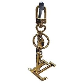 Portachiavi Louis Vuitton Key Holder Oro Metallo