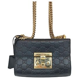 Gucci Kleine GG Chain Schultertasche mit Vorhängeschloss