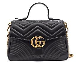 Gucci Borsa GG Marmont Matelassé con manico Small