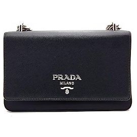 Prada Saffiano Chain Shoulder Bag