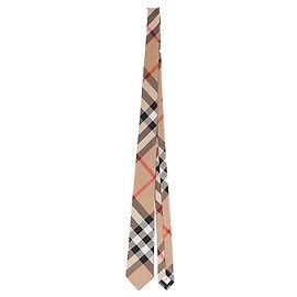 Burberry Seidenkrawatte mit Check Muster