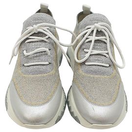 Hermès Sneakers Metallic Knit Addict