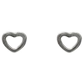 Tiffany & Co Orecchini Open Heart in argento