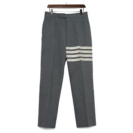Thom Browne Woll-Twill-Hose in Mittelgrau für Herren