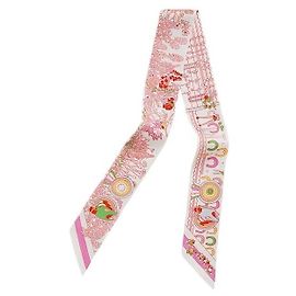 Hermès Pañuelo de seda Twilly Pony Pit Stop para mujer