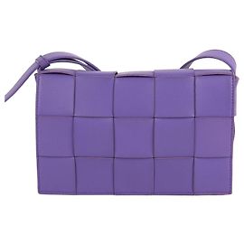 Bottega Veneta Kleine Cassette Crossbody-Tasche Lila