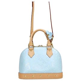 Louis Vuitton Borsa a tracolla Alma BB Monogram Vernis Sky
