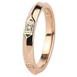 Tiffany & Co Anello True in oro rosa e diamanti Misura (Ricevuta d'acquisto)