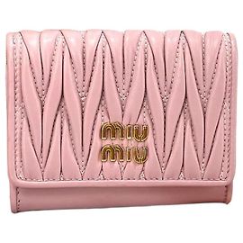 Miu Miu Portacarte in pelle Nappa matelassé