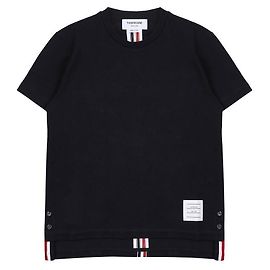 Thom Browne Camiseta de manga corta de algodón para mujer