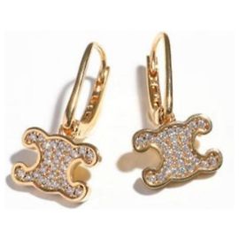 Céline Pendientes Triomphe con cristales