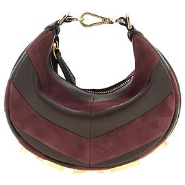 Fendi Borsa in pelle di agnello multicolore