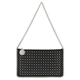 Stella Mc Cartney Bolsa de ombro em poliéster preta