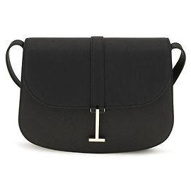 Tom Ford Bos Taurus Schultertasche aus schwarzem Kalbleder