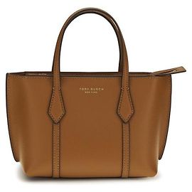 Tory Burch Bos Taurus Schultertasche aus braunem Kalbsleder