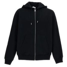 Givenchy Felpa con cappuccio e zip in pile con stampa negativa fotografica