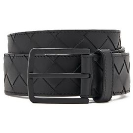 Cintura Bottega Veneta Intrecciato in pelle nera