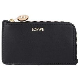 Loewe Damen Kartenetui mit Reißverschluss aus glänzendem Napa-Leder