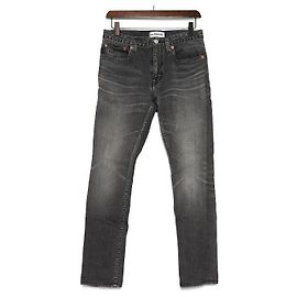 Balenciaga Pantalones Denim Skinny Lavados Negros Jeans Mujer