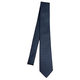 Gucci Cravatta in jacquard di seta blu