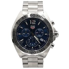Tag Heuer Formula Chronograph Blue Dial Quartz Steel Men's Watch