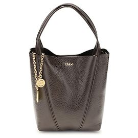 Chloé Borsa a tracolla Bos Taurus in pelle di vitello marrone