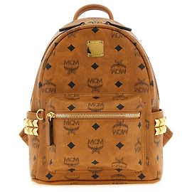 MCM Brown Polyethylene Backpack