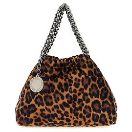 Stella Mc Cartney Borsa in poliestere marrone