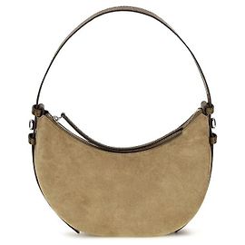 Tory Burch Borsa a tracolla in pelle scamosciata beige