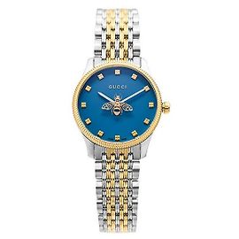 Gucci G-Timeless Moving Bee Combi Women's Metal Watch