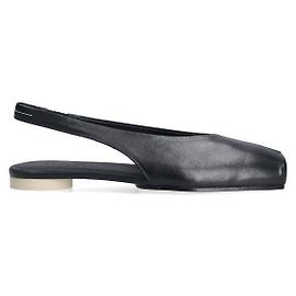 Maison Martin Margiela Slingback de bico quadrado em couro