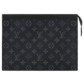 Louis Vuitton Pochette Voyage MM Monogram Eclipse Black