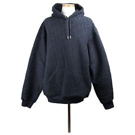 Dior Oblique Terry Hoodie Navy XL