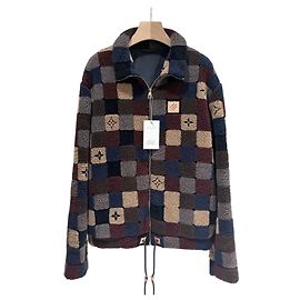 Louis Vuitton Damier Pixel Fleece Bomberjacke (Grade/XL)