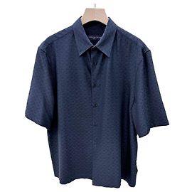 Louis Vuitton Camicia a maniche corte in misto seta monogram