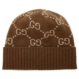 Gucci Cashmere Jacquard Beanie