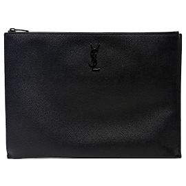 Autre Marque Pouch in pelle Monogram Nero
